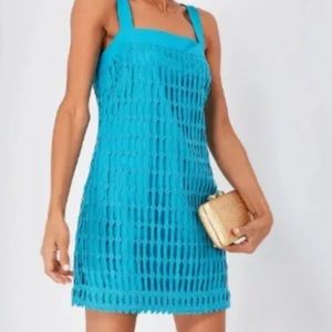 JONATHAN SIMKHAI
Artemis Laguna Cotton Shift Dress Size 2